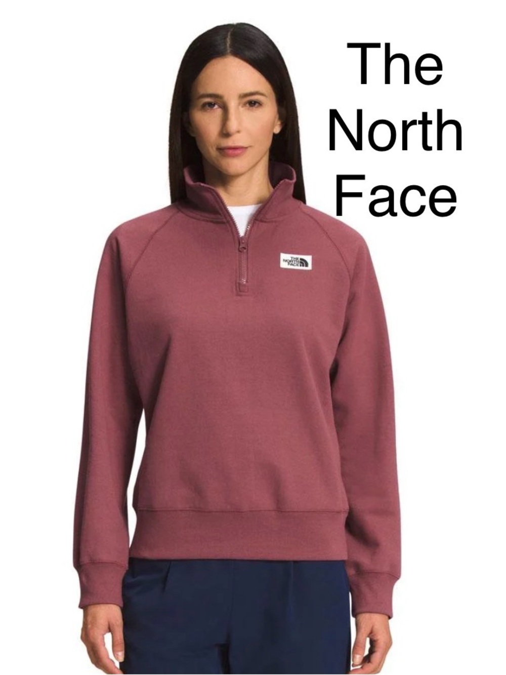 THE NORTH FACE | HERITAGE PATCH
1/4 ZIP SWEATSHIRT | WOMEN'S XL